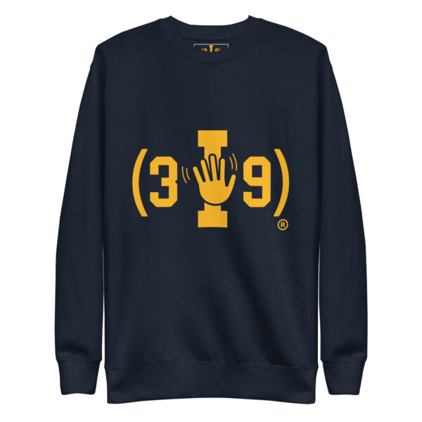 (3I9) Yellow Wave Logo Sweatshirt - Image 4