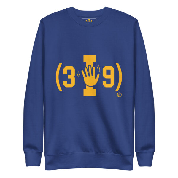 (3I9) Yellow Wave Logo Sweatshirt - Image 8