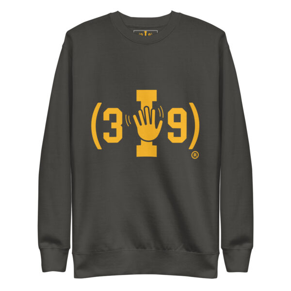 (3I9) Yellow Wave Logo Sweatshirt - Image 10