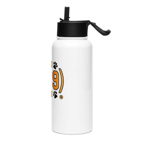 (3I9) ORANGE MEDIAPOLIS - Stainless steel water bottle with a straw lid - Image 3