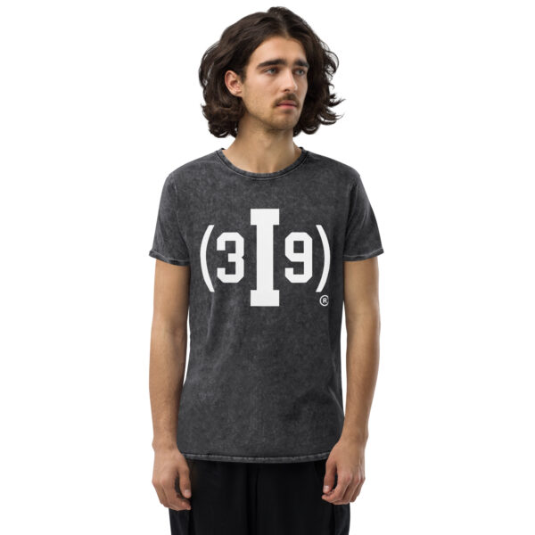 (3I9) Logo - Husky Denim T-Shirt - Image 2