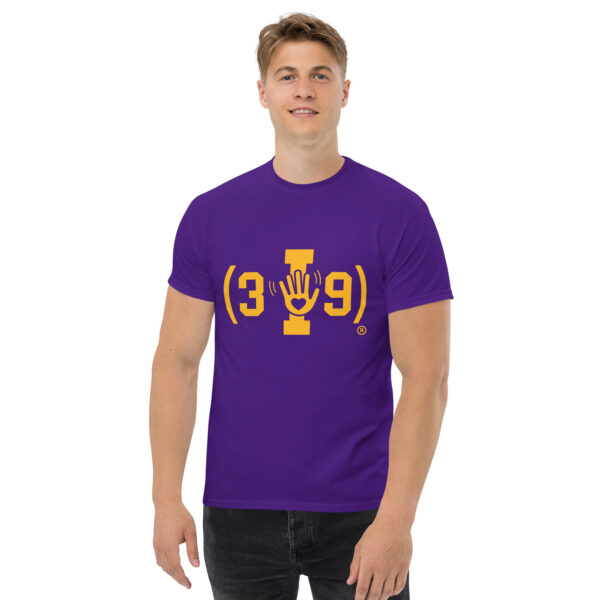 (3I9) Yellow The Wave with Heart Logo Unisex T-Shirt