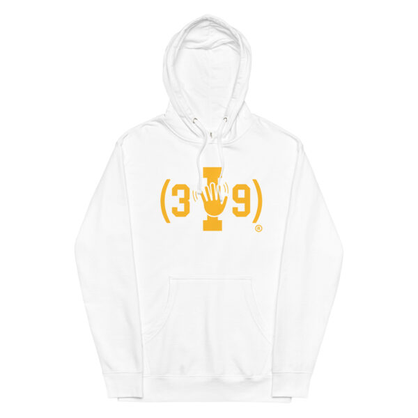(3I9) Yellow The Wave Logo Hoodie - Image 20