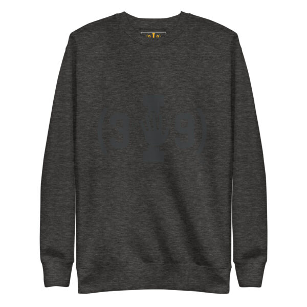 (3i9) Black The Wave Logo Sweatshirt - Image 3