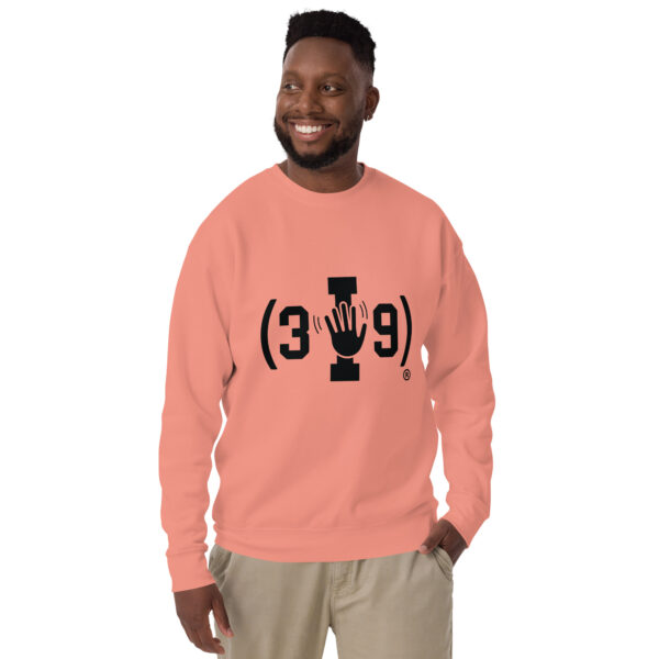 (3i9) Black The Wave Logo Sweatshirt