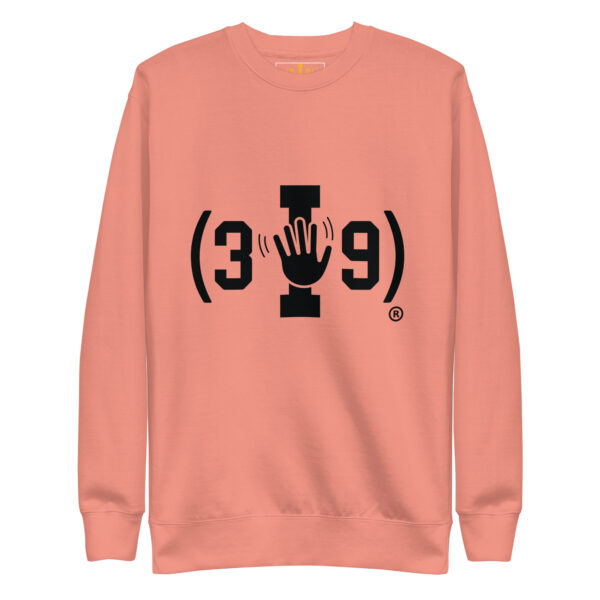 (3i9) Black The Wave Logo Sweatshirt - Image 8
