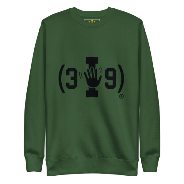 (3i9) Black The Wave Logo Sweatshirt - Image 6