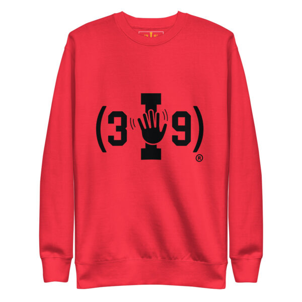 (3i9) Black The Wave Logo Sweatshirt - Image 7