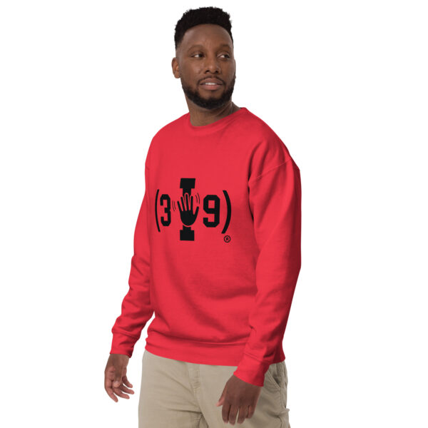 (3i9) Black The Wave Logo Sweatshirt - Image 2