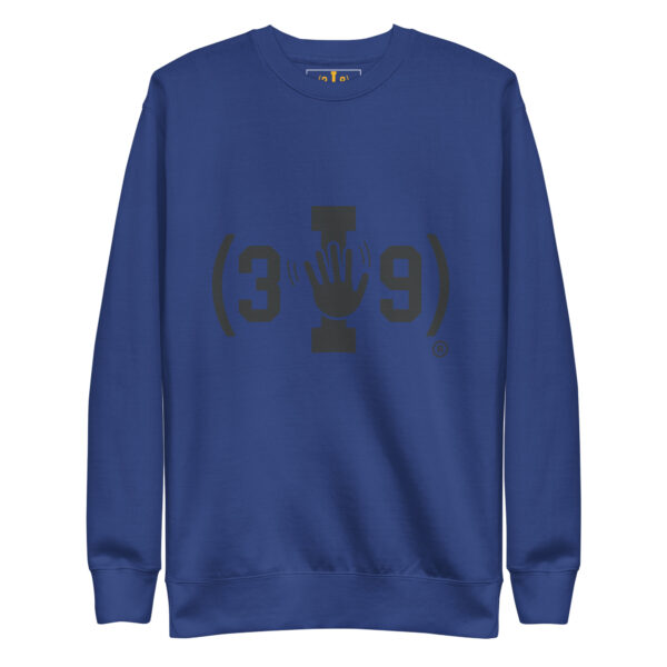 (3i9) Black The Wave Logo Sweatshirt - Image 4