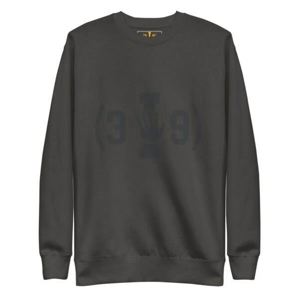 (3i9) Black The Wave Logo Sweatshirt - Image 5