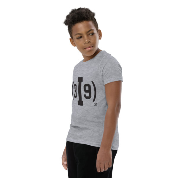 Youth (3I9) Black Original Logo T-Shirt - Image 29