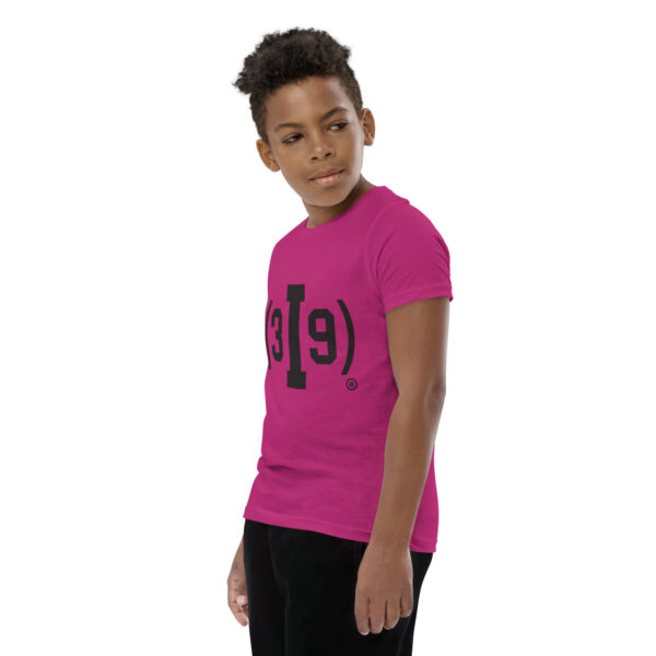 Youth (3I9) Black Original Logo T-Shirt - Image 18