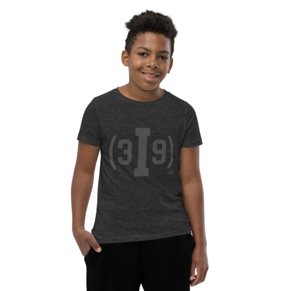 Youth (3I9) Black Original Logo T-Shirt - Image 11