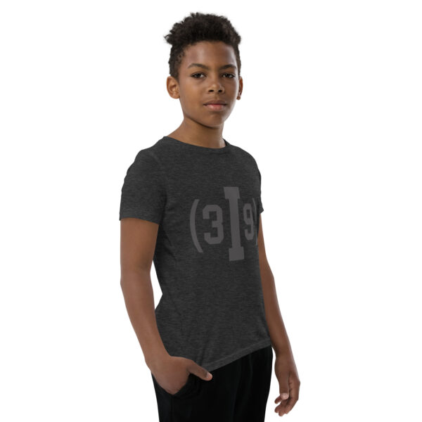 Youth (3I9) Black Original Logo T-Shirt - Image 13