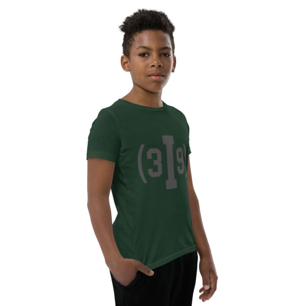 Youth (3I9) Black Original Logo T-Shirt - Image 7