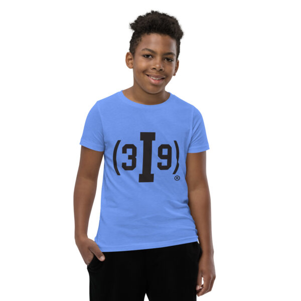Youth (3I9) Black Original Logo T-Shirt - Image 25