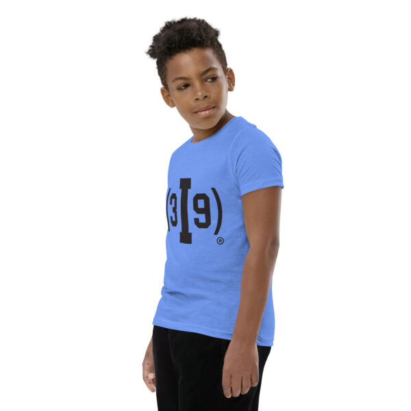 Youth (3I9) Black Original Logo T-Shirt - Image 26