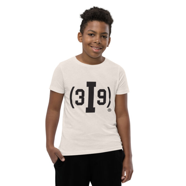 Youth (3I9) Black Original Logo T-Shirt - Image 34