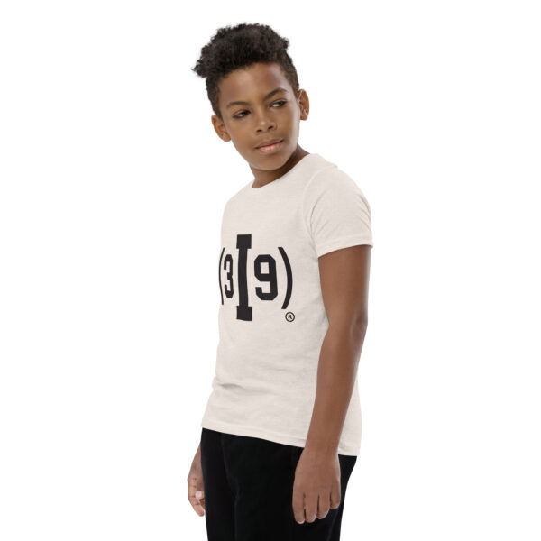 Youth (3I9) Black Original Logo T-Shirt - Image 35