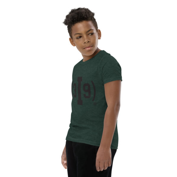 Youth (3I9) Black Original Logo T-Shirt - Image 21