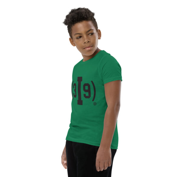 Youth (3I9) Black Original Logo T-Shirt - Image 23