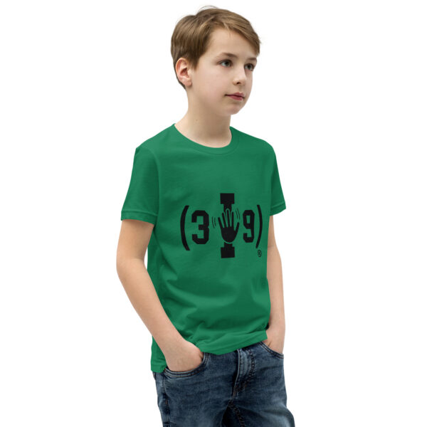 Youth (3I9) Wave Black Logo Tri-Blend T-Shirt - Image 18
