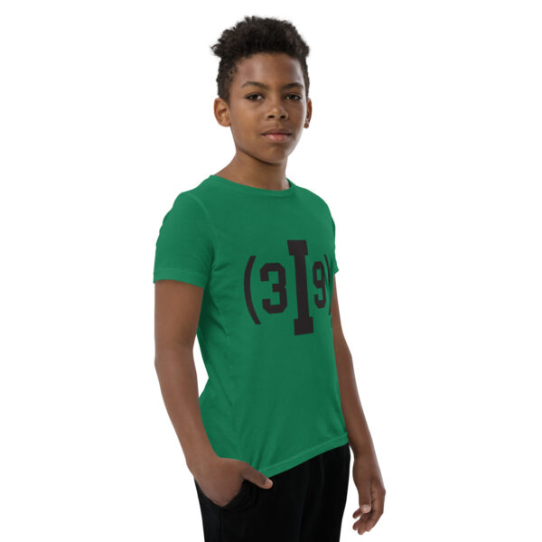 Youth (3I9) Black Original Logo T-Shirt - Image 24