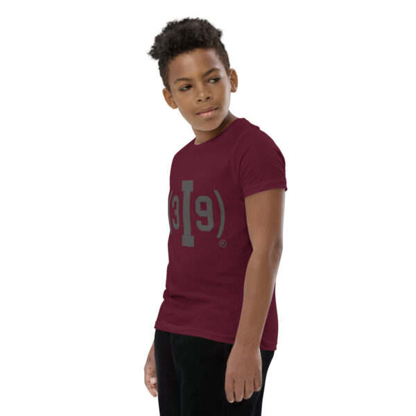 Youth (3I9) Black Original Logo T-Shirt - Image 3