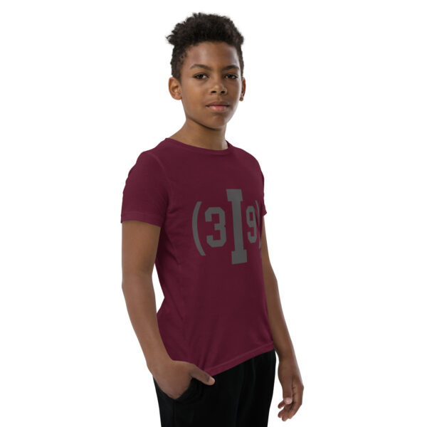 Youth (3I9) Black Original Logo T-Shirt - Image 4
