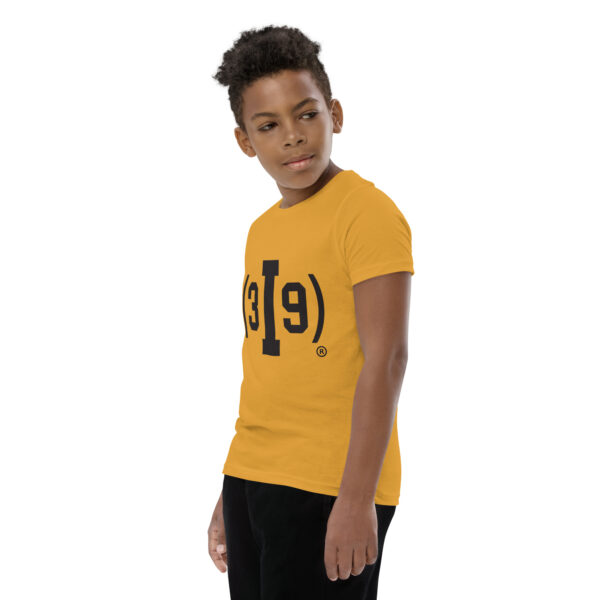 Youth (3I9) Black Original Logo T-Shirt - Image 32