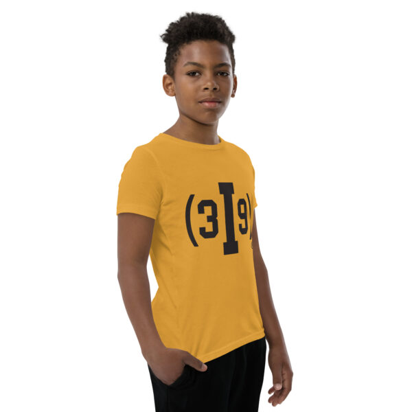 Youth (3I9) Black Original Logo T-Shirt - Image 33