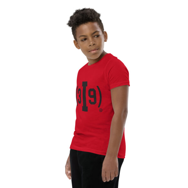 Youth (3I9) Black Original Logo T-Shirt - Image 9