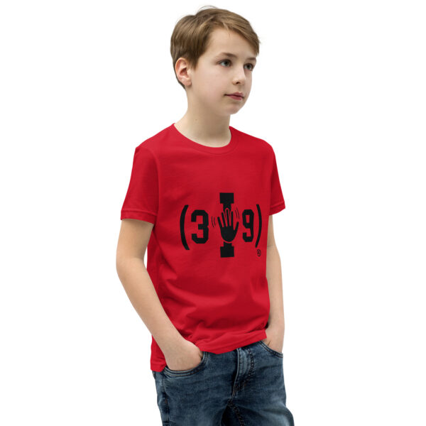 Youth (3I9) Wave Black Logo Tri-Blend T-Shirt - Image 6