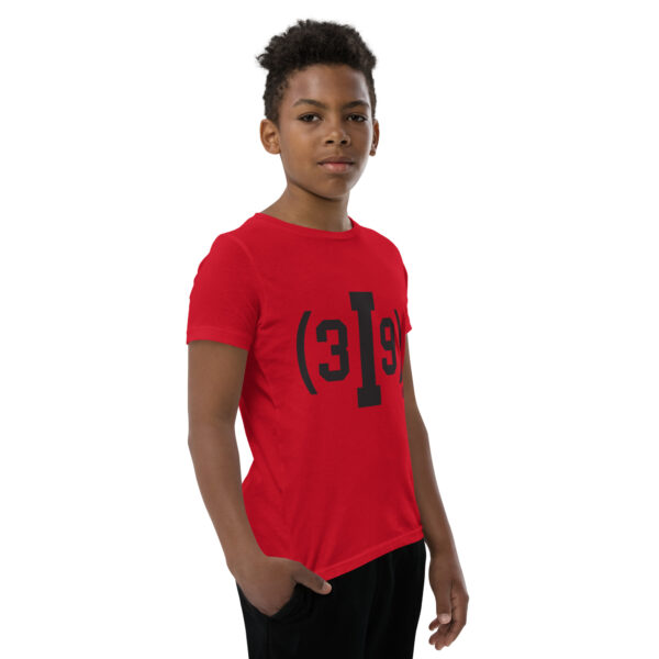 Youth (3I9) Black Original Logo T-Shirt - Image 10