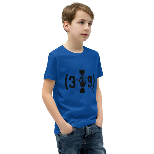 Youth (3I9) Wave Black Logo Tri-Blend T-Shirt - Image 9