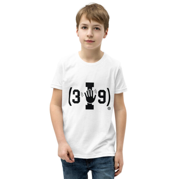 Youth (3I9) Wave Black Logo Tri-Blend T-Shirt - Image 31