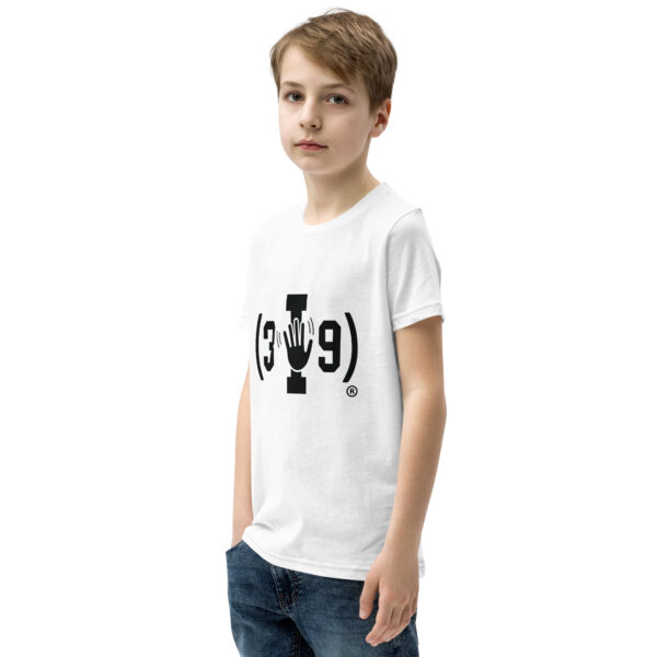 Youth (3I9) Wave Black Logo Tri-Blend T-Shirt - Image 33
