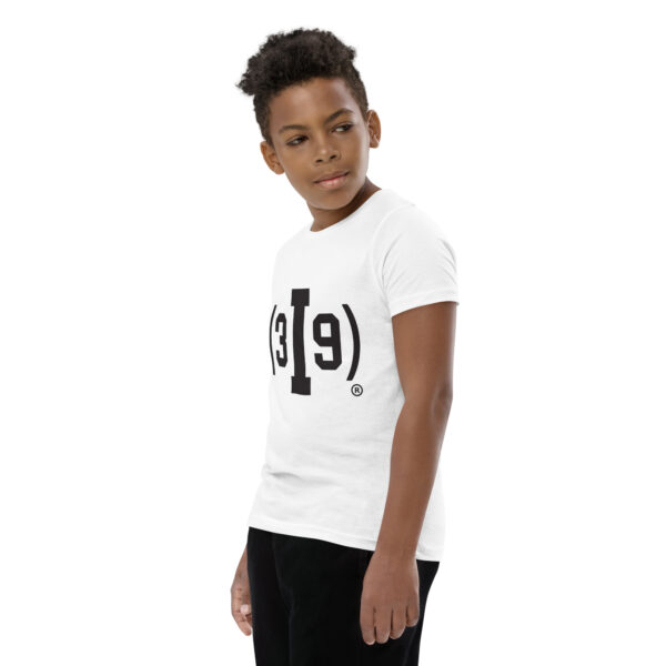 Youth (3I9) Black Original Logo T-Shirt - Image 38