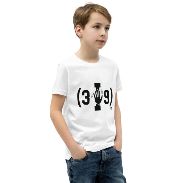 Youth (3I9) Wave Black Logo Tri-Blend T-Shirt - Image 32