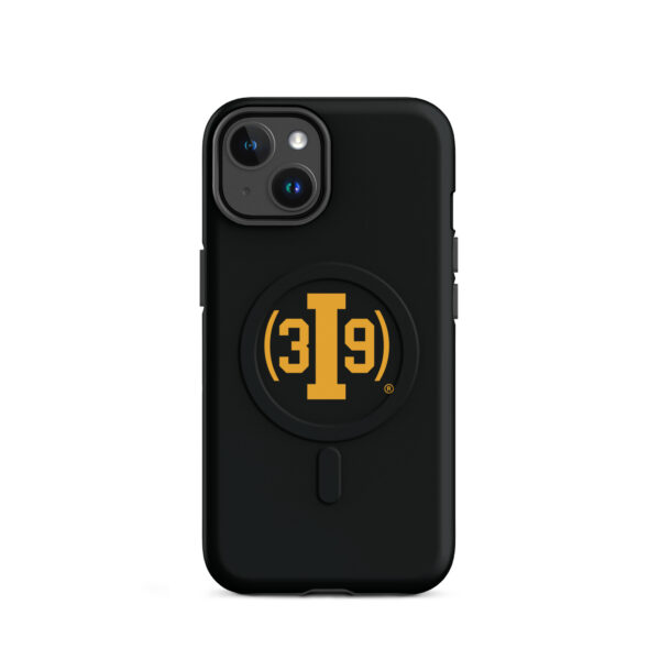 (3I9) Yellow Logo on Black - MagSafe® Tough Case for iPhone® - Image 2