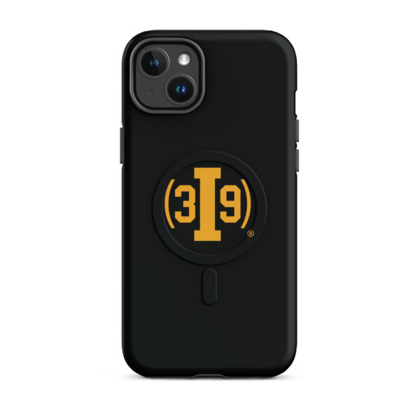 (3I9) Yellow Logo on Black - MagSafe® Tough Case for iPhone® - Image 3