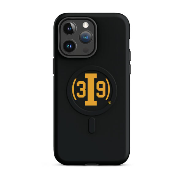 (3I9) Yellow Logo on Black - MagSafe® Tough Case for iPhone® - Image 5