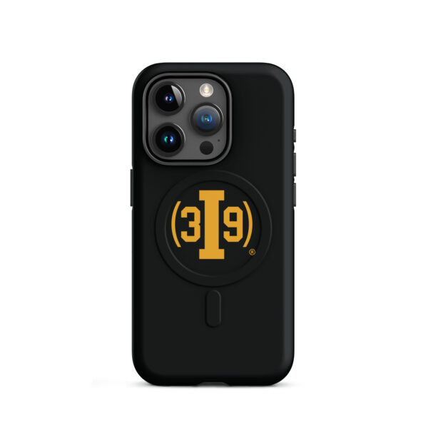 (3I9) Yellow Logo on Black - MagSafe® Tough Case for iPhone® - Image 7