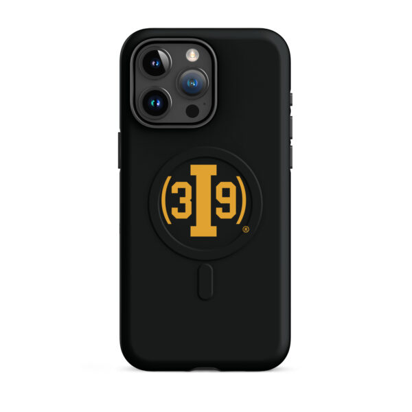 (3I9) Yellow Logo on Black - MagSafe® Tough Case for iPhone® - Image 8