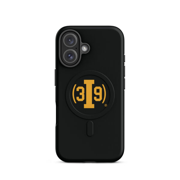 (3I9) Yellow Logo on Black - MagSafe® Tough Case for iPhone® - Image 9