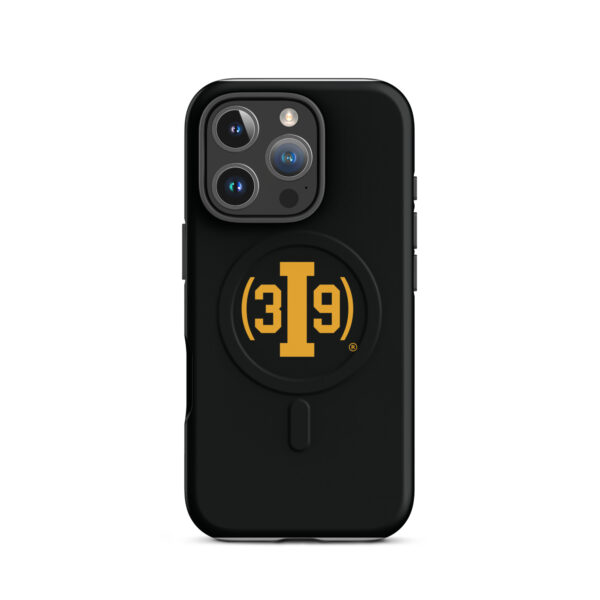 (3I9) Yellow Logo on Black - MagSafe® Tough Case for iPhone® - Image 11