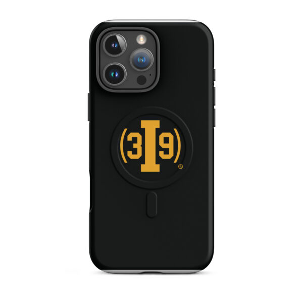 (3I9) Yellow Logo on Black - MagSafe® Tough Case for iPhone® - Image 12