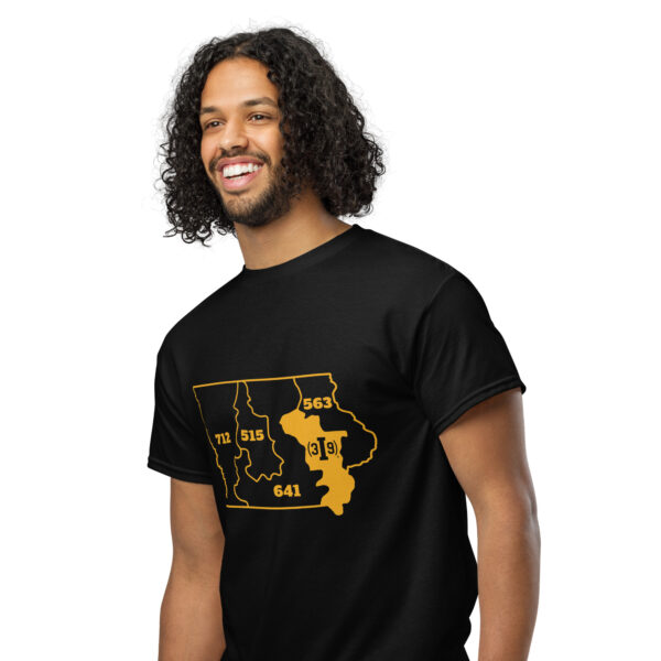 (3I9) IOWA AREA CODES – Unisex T-Shirt - Image 11