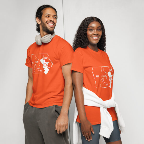 (3I9) IOWA AREA CODES – Unisex T-Shirt - Image 10